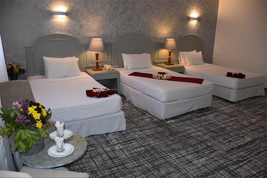 اتاق هتل بزرگ ارم کیش